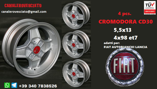 Cerchi lega 4x98 fiat - lega,