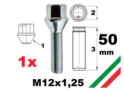 Bullone ruota per cerchi in - 1,